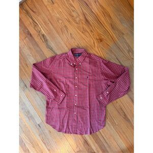 Ralph Lauren Plaid Oxford Shirt Red Size XL